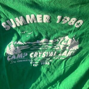 Camp Crystal Lake 1980 Friday the 13th Horror Jason Voorhees T Shirt